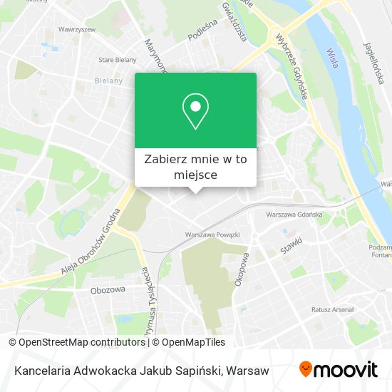 Mapa Kancelaria Adwokacka Jakub Sapiński