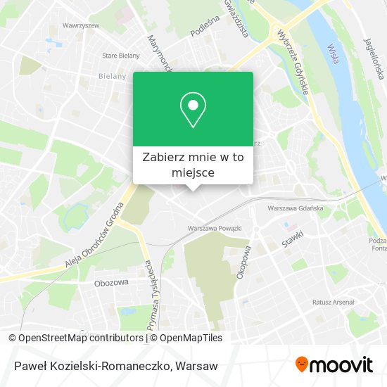 Mapa Paweł Kozielski-Romaneczko