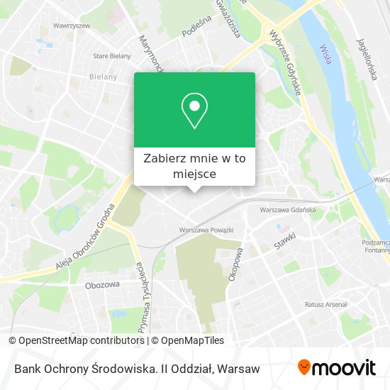 Mapa Bank Ochrony Środowiska. II Oddział