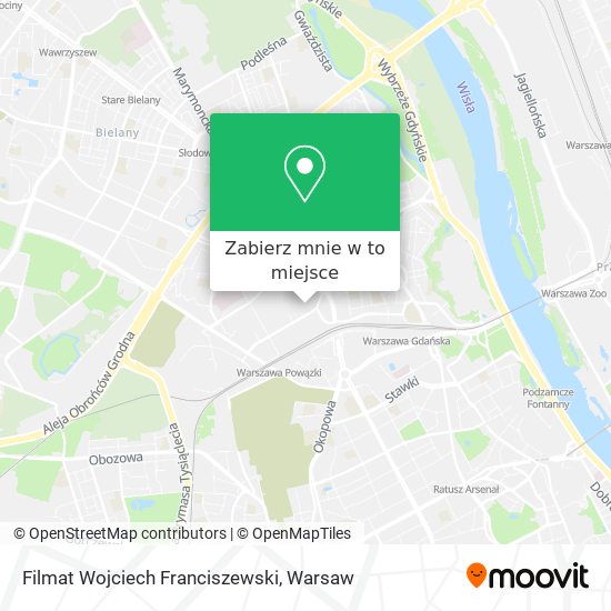 Mapa Filmat Wojciech Franciszewski