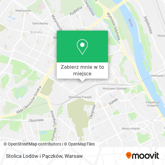 Mapa Stolica Lodów i Pączków