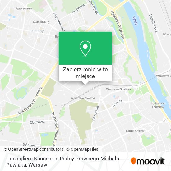 Mapa Consigliere Kancelaria Radcy Prawnego Michała Pawlaka