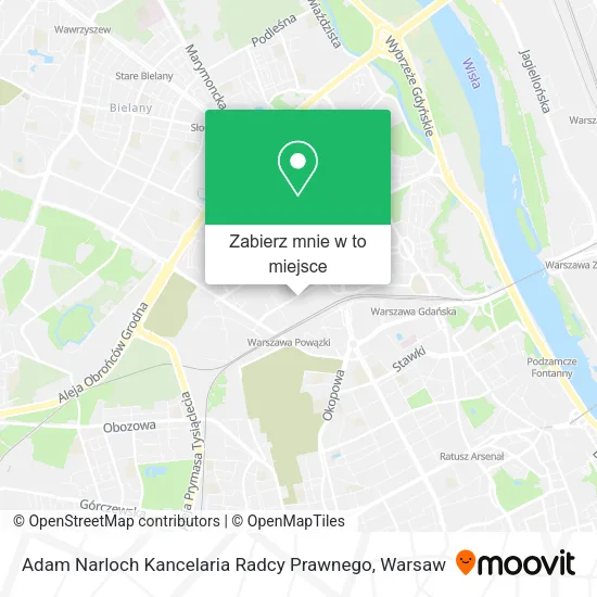 Mapa Adam Narloch Kancelaria Radcy Prawnego