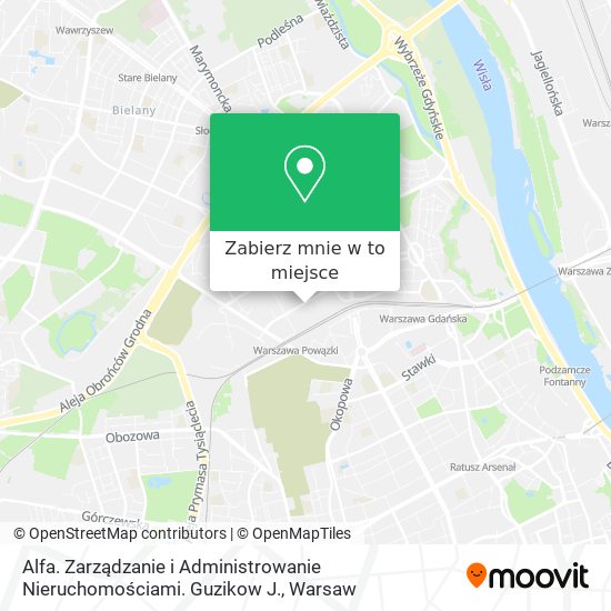 Mapa Alfa. Zarządzanie i Administrowanie Nieruchomościami. Guzikow J.