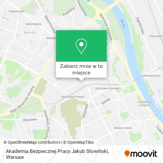 Mapa Akademia Bezpiecznej Pracy Jakub Słowiński