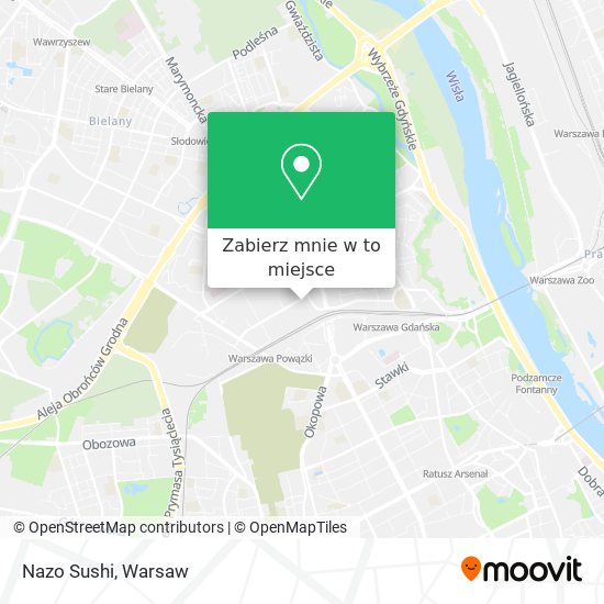 Mapa Nazo Sushi