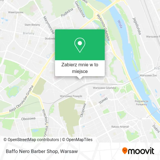 Mapa Baffo Nero Barber Shop