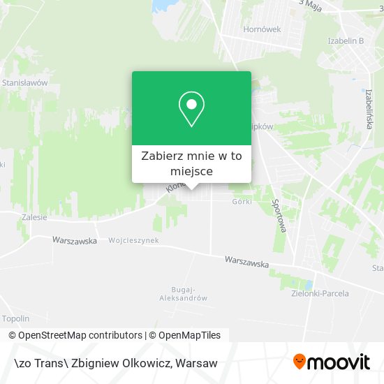 Mapa \zo Trans\ Zbigniew Olkowicz