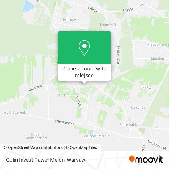 Mapa Colin Invest Paweł Melon