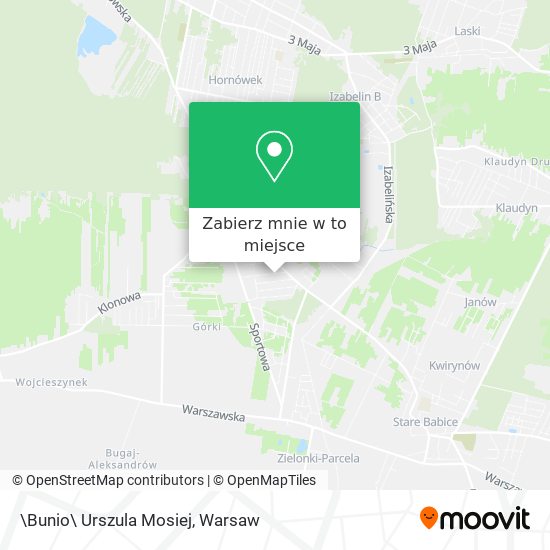 Mapa \Bunio\ Urszula Mosiej