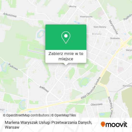 Mapa Marlena Waryszak Usługi Przetwarzania Danych