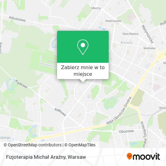 Mapa Fizjoterapia Michał Araźny