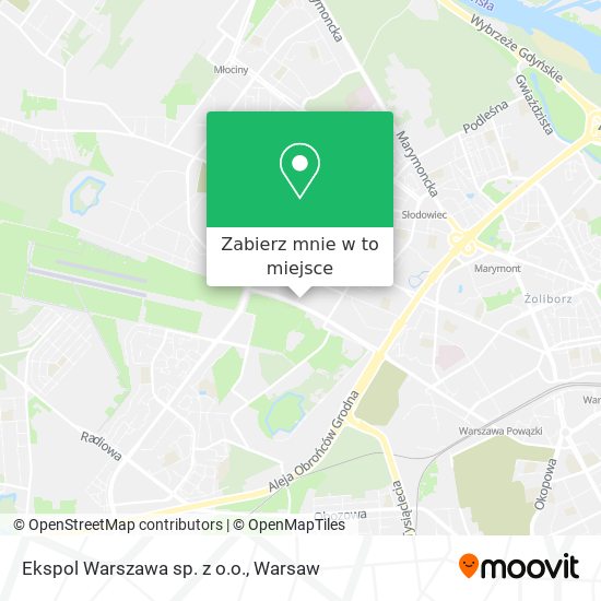 Mapa Ekspol Warszawa sp. z o.o.