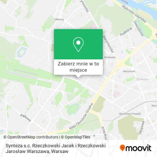 Mapa Synteza s.c. Rzeczkowski Jacek i Rzeczkowski Jarosław Warszawa