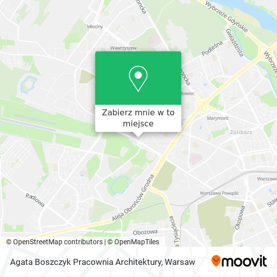 Mapa Agata Boszczyk Pracownia Architektury