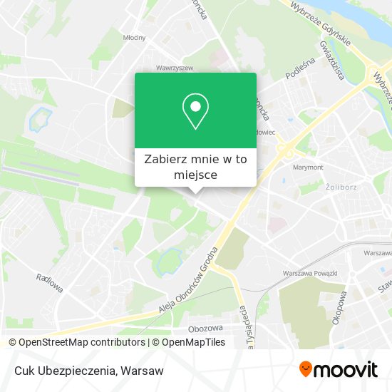 Mapa Cuk Ubezpieczenia