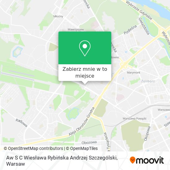 Mapa Aw S C Wiesława Rybińska Andrzej Szczególski