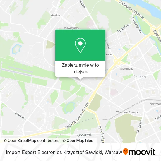 Mapa Import Export Electronics Krzysztof Sawicki