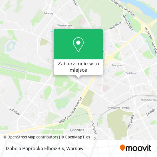 Mapa Izabela Paprocka Elbex-Bis