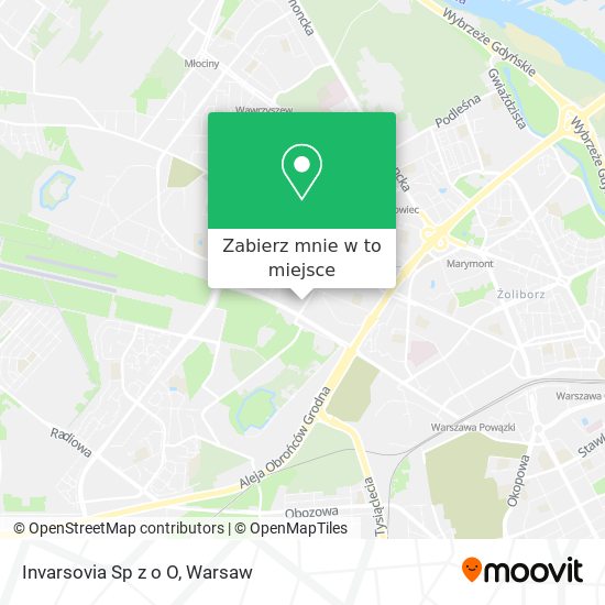 Mapa Invarsovia Sp z o O