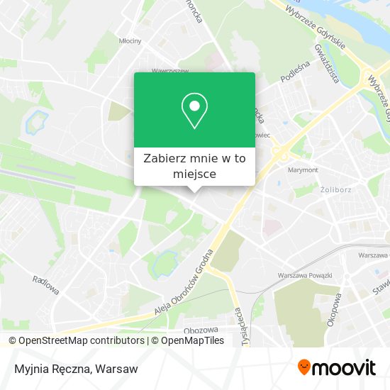 Mapa Myjnia Ręczna