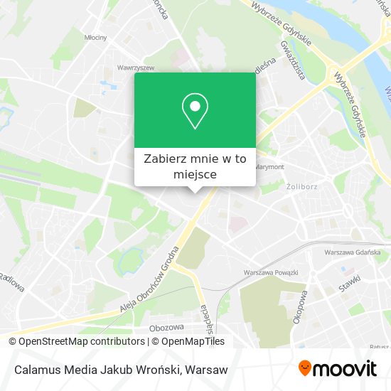 Mapa Calamus Media Jakub Wroński