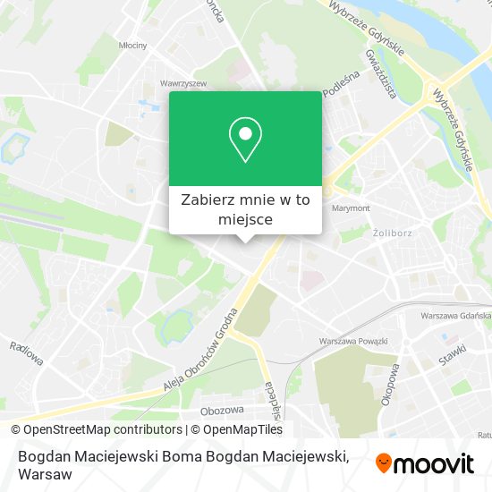 Mapa Bogdan Maciejewski Boma Bogdan Maciejewski