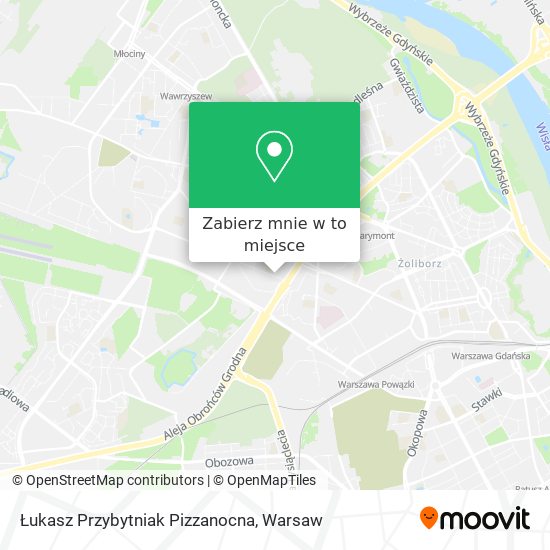 Mapa Łukasz Przybytniak Pizzanocna