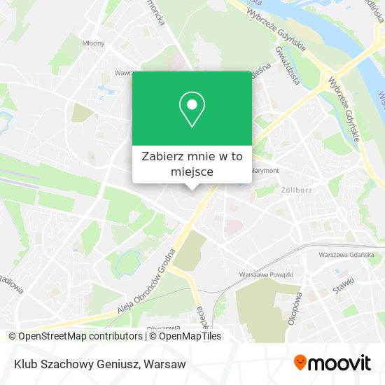 Mapa Klub Szachowy Geniusz