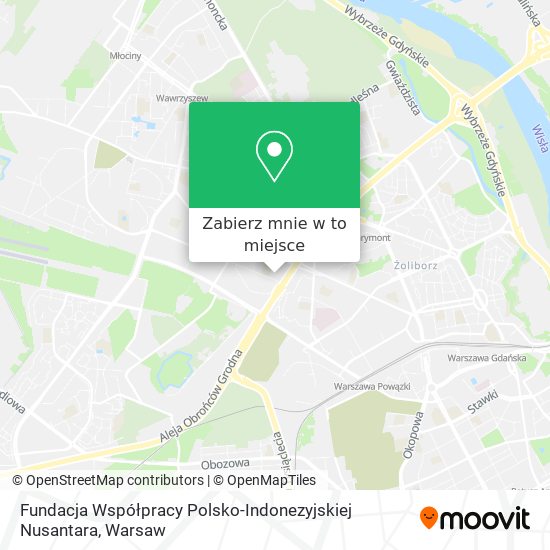 Mapa Fundacja Współpracy Polsko-Indonezyjskiej Nusantara