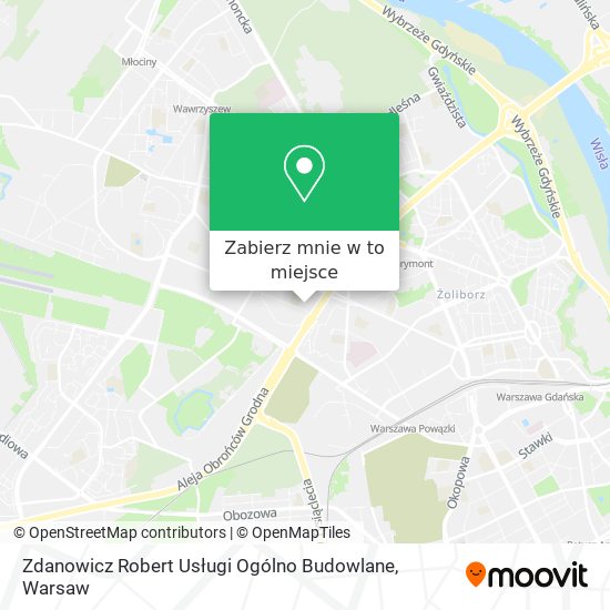 Mapa Zdanowicz Robert Usługi Ogólno Budowlane