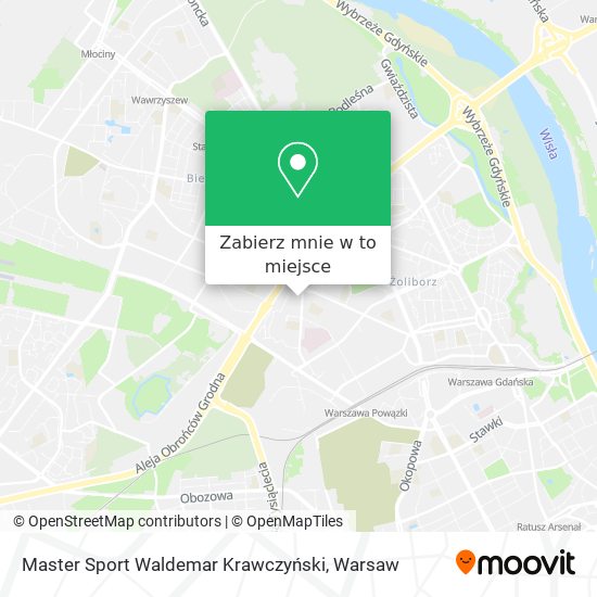 Mapa Master Sport Waldemar Krawczyński