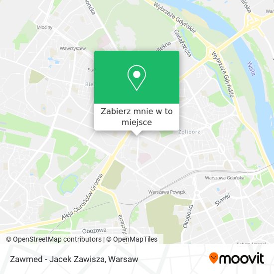 Mapa Zawmed - Jacek Zawisza