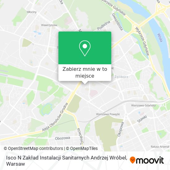 Mapa Isco N Zakład Instalacji Sanitarnych Andrzej Wróbel