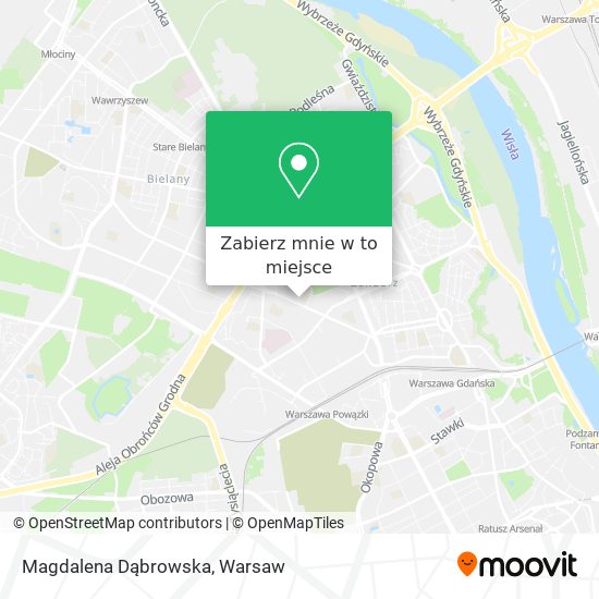 Mapa Magdalena Dąbrowska