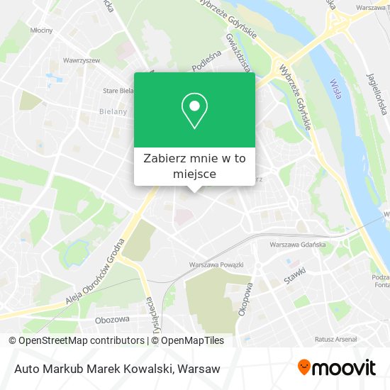 Mapa Auto Markub Marek Kowalski