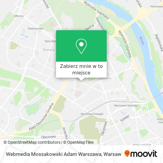 Mapa Webmedia Mossakowski Adam Warszawa