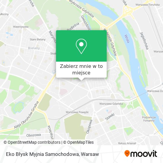 Mapa Eko Błysk Myjnia Samochodowa