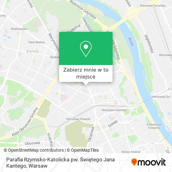 Mapa Parafia Rzymsko-Katolicka pw. Świętego Jana Kantego