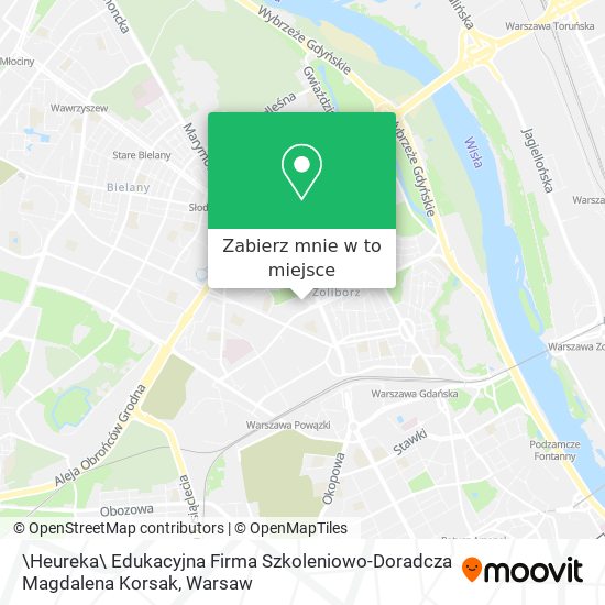 Mapa \Heureka\ Edukacyjna Firma Szkoleniowo-Doradcza Magdalena Korsak