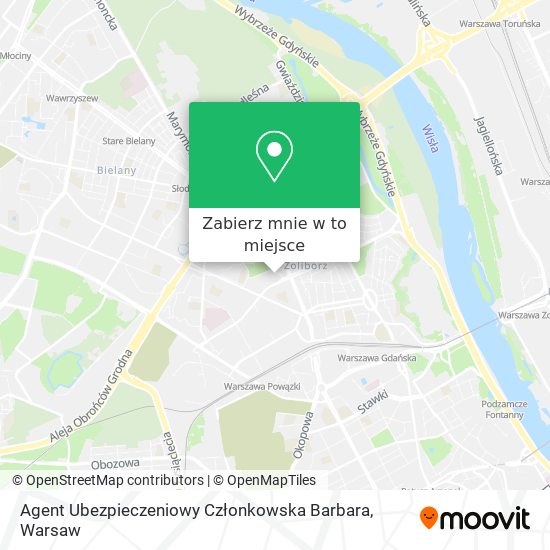 Mapa Agent Ubezpieczeniowy Członkowska Barbara