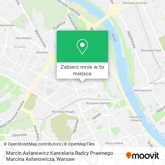 Mapa Marcin Asłanowicz Kancelaria Radcy Prawnego Marcina Asłanowicza