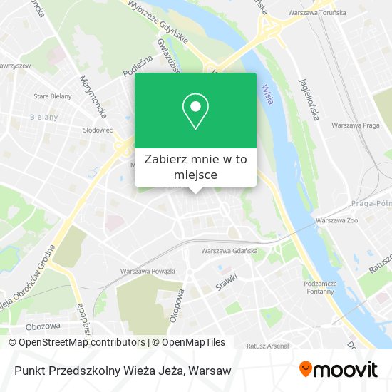 Mapa Punkt Przedszkolny Wieża Jeża