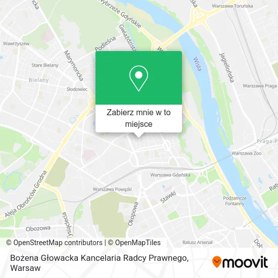 Mapa Bożena Głowacka Kancelaria Radcy Prawnego