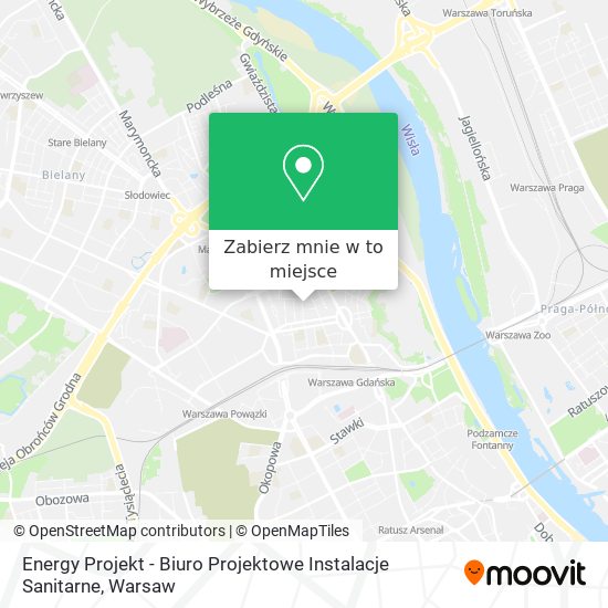 Mapa Energy Projekt - Biuro Projektowe Instalacje Sanitarne