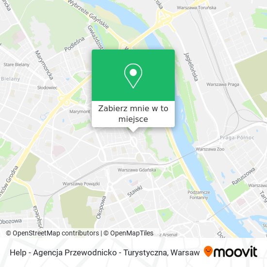 Mapa Help - Agencja Przewodnicko - Turystyczna