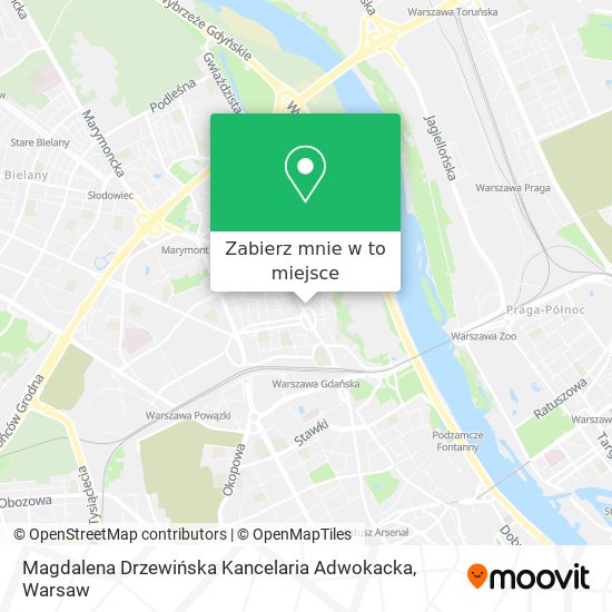 Mapa Magdalena Drzewińska Kancelaria Adwokacka