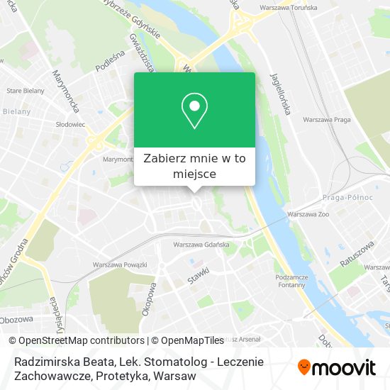 Mapa Radzimirska Beata, Lek. Stomatolog - Leczenie Zachowawcze, Protetyka