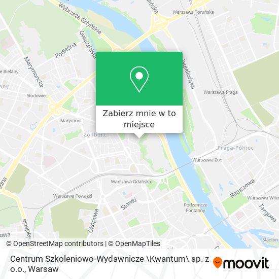 Mapa Centrum Szkoleniowo-Wydawnicze \Kwantum\ sp. z o.o.