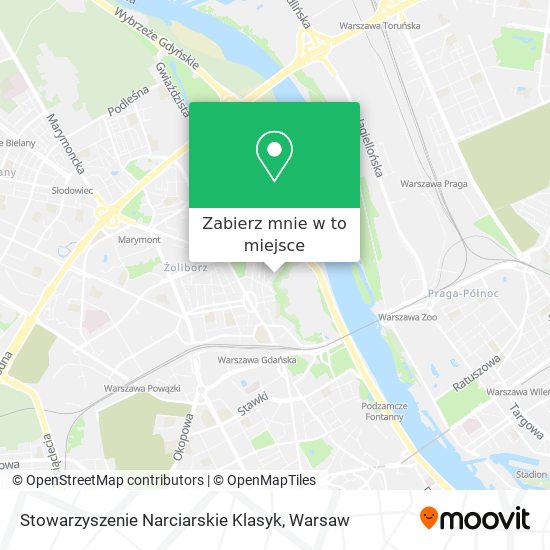 Mapa Stowarzyszenie Narciarskie Klasyk